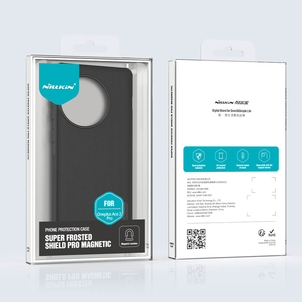 Чехол-крышка NILLKIN для Oneplus Ace 2 Pro (серия Frosted shield Pro Magnetic case)